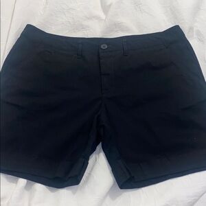 Faded Glory Black Bermuda Shorts Classic Style